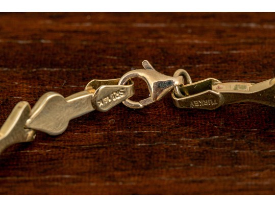 Adorable 14K Yellow & White Gold Bracelet