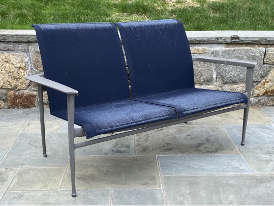 Brown Jordan Two Seater Powder Coated Settee