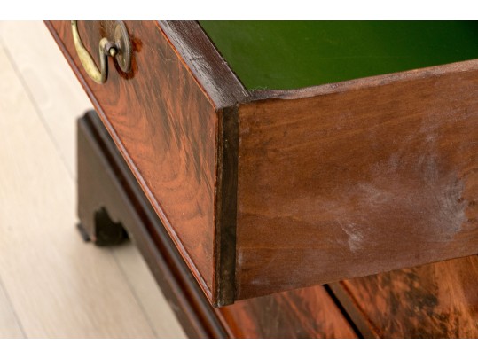 George III Style Mahogany Secretary Bookcase For Up-cycle