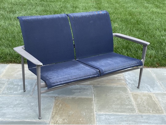 Brown Jordan Two Seater Powder Coated Settee