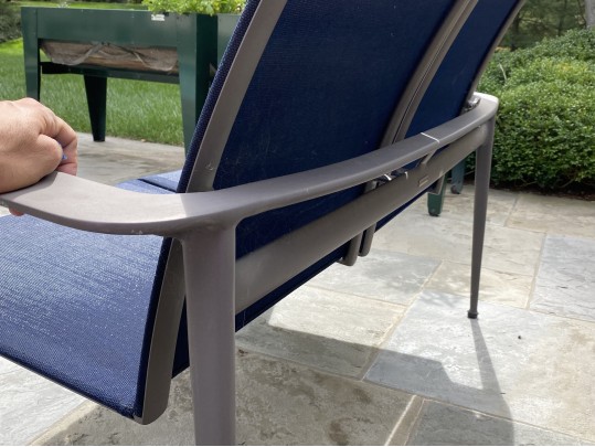 Brown Jordan Two Seater Powder Coated Settee