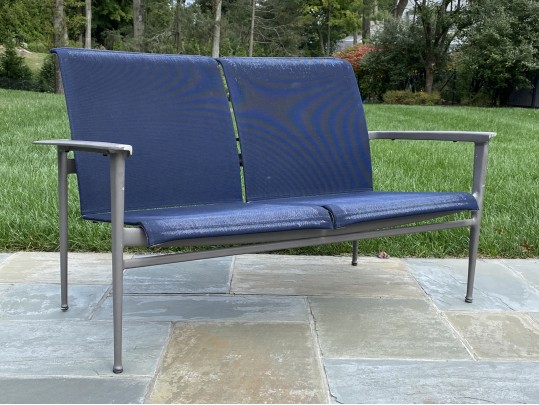 Brown Jordan Two Seater Powder Coated Settee