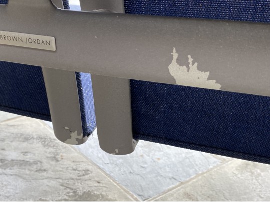 Brown Jordan Two Seater Powder Coated Settee