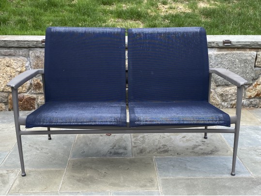 Brown Jordan Two Seater Powder Coated Settee