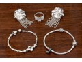 Sterling Silver Jewelry Group, Fab Earrings & Pandora