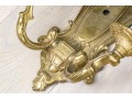 Set Of Four Crescent B.M. Co. Brass Electric Wall Sconces