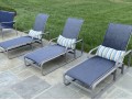 Three Brown Jordan Powder Coated Aluminum Chaises