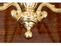 Quality Pair Of Polished Brass Wall Sconces