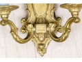 Set Of Four Crescent B.M. Co. Brass Electric Wall Sconces
