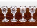 Set Of Eight Crystal Cordial/Sherry Glasses, Likely Waterford 