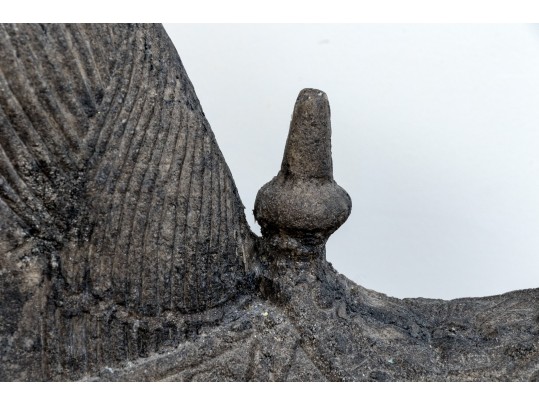 Large And Decorative Sculpture Of A Well Groomed Horse On Base