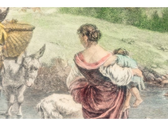 Two Hand Colored French Engraved Prints