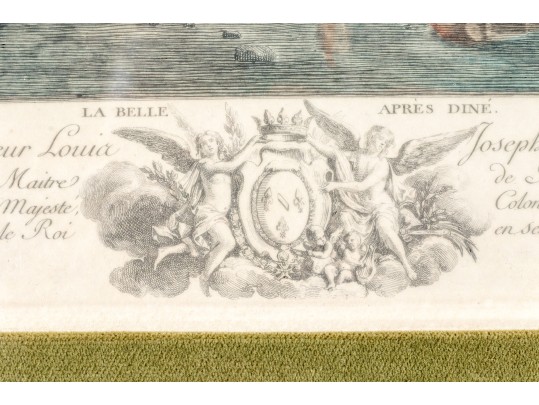 Two Hand Colored French Engraved Prints