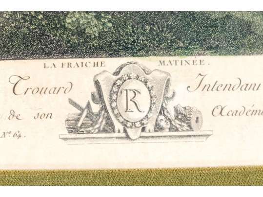 Two Hand Colored French Engraved Prints
