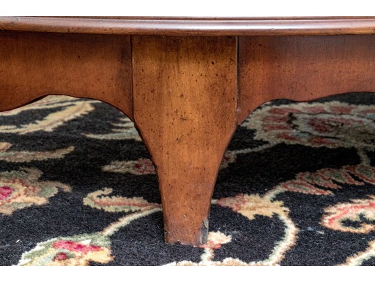 Impressive Pair Of Century Furniture Demilune Console Cabinets