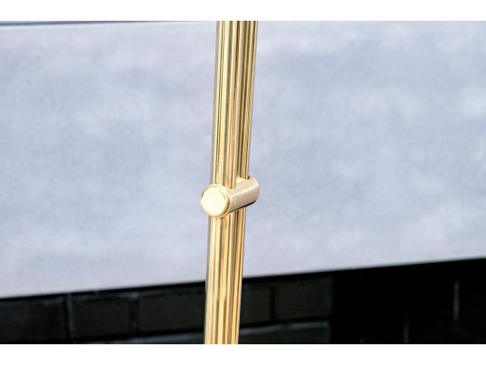 Brass Finished Adjustable Floor Lamp