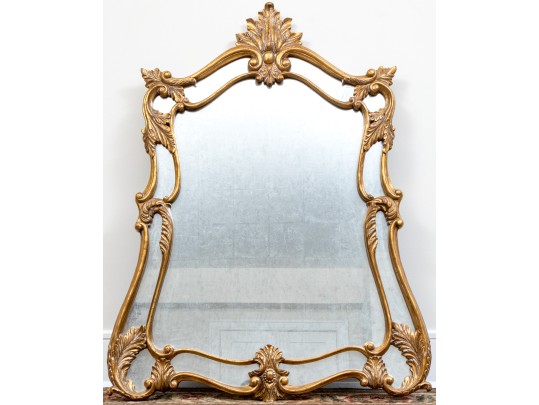Monarch For Century Furniture Baroque Style Gilt Framed Mirror