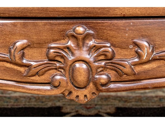 Vintage Pair Of Henredon Louis XV Style Bombe Bedside Chests