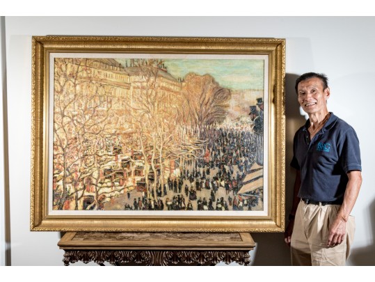 After Claude Monet, Painting On Canvas, 