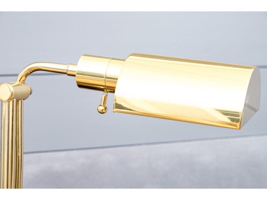 Brass Finished Adjustable Floor Lamp