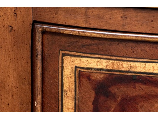 Impressive Pair Of Century Furniture Demilune Console Cabinets