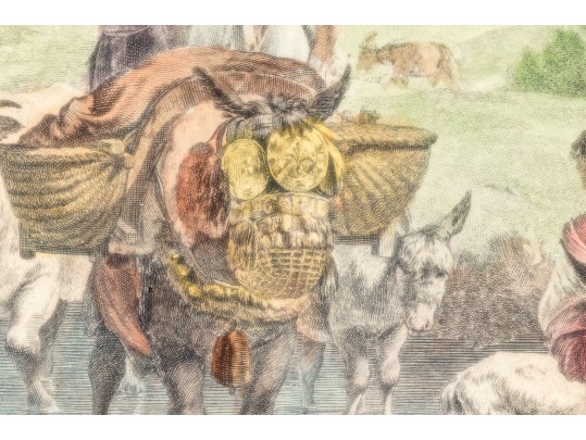 Two Hand Colored French Engraved Prints