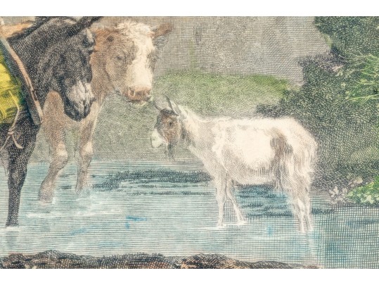 Two Hand Colored French Engraved Prints