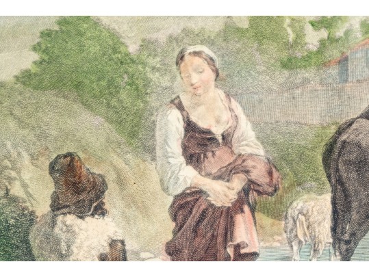 Two Hand Colored French Engraved Prints