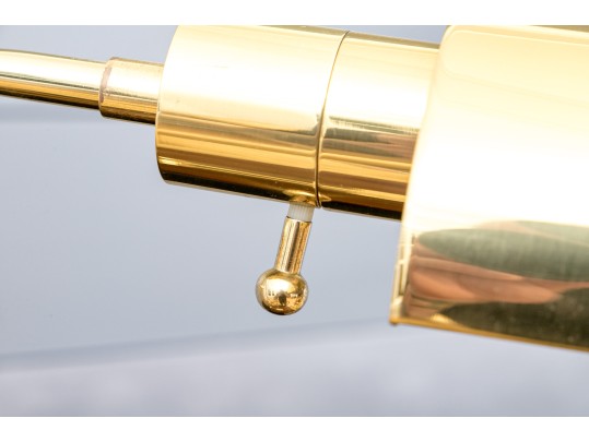 Brass Finished Adjustable Floor Lamp