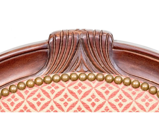 Fabulous Louis XVI Style Oval Back Oversized Fauteuil