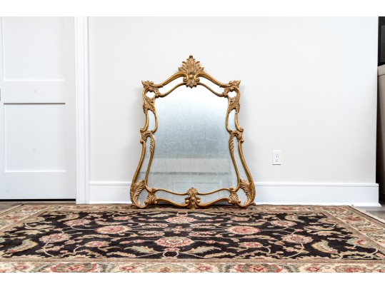 Monarch For Century Furniture Baroque Style Gilt Framed Mirror