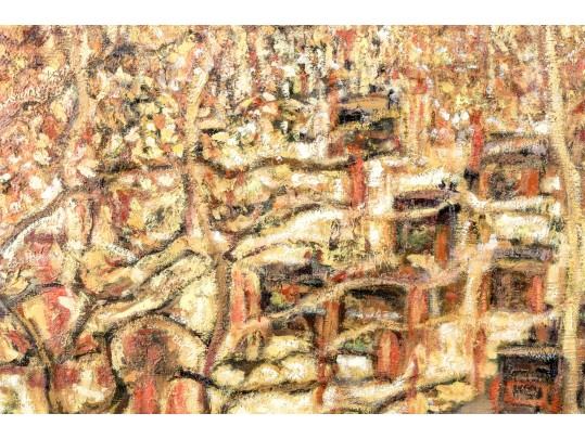After Claude Monet, Painting On Canvas, 