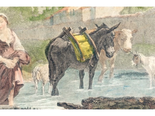 Two Hand Colored French Engraved Prints