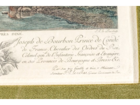 Two Hand Colored French Engraved Prints