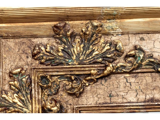 Fabulous Oversized Parcel Gilt Finished Mirror