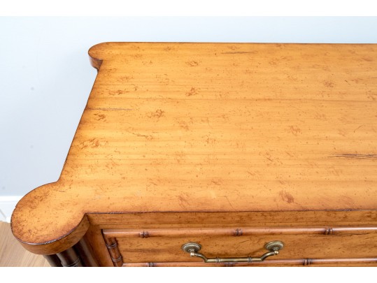 Fabulously Crafted Faux Bamboo Form Chest