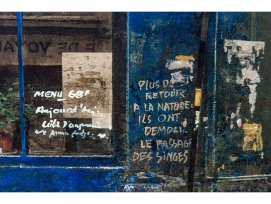 After Chiu Tak Hak (Chinese, B. 20th C.) Prints, French Urban Shop Facades