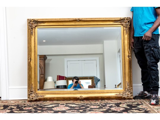 Marvelous And Massive Beveled Edge Mirror