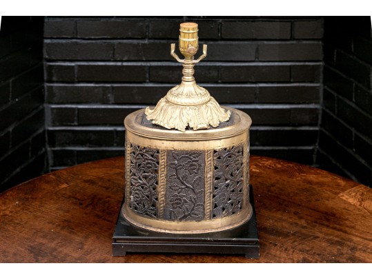Handsome Oval Form Table Lamp