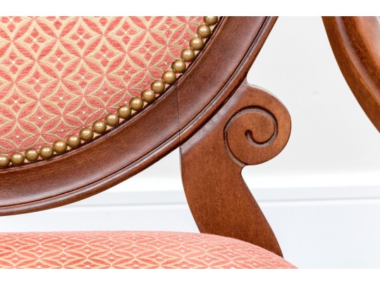 Fabulous Louis XVI Style Oval Back Oversized Fauteuil