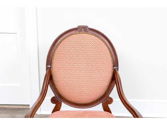 Fabulous Louis XVI Style Oval Back Oversized Fauteuil