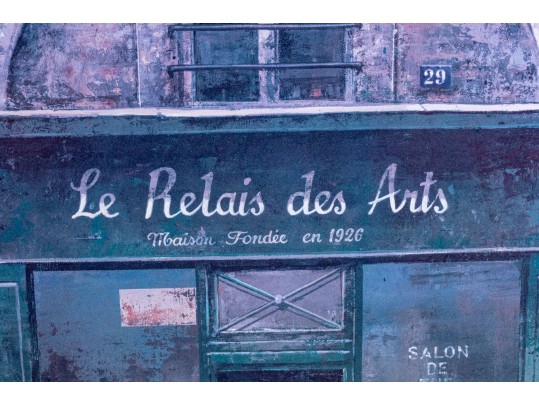 After Chiu Tak Hak (Chinese, B. 20th C.) Prints, French Urban Shop Facades