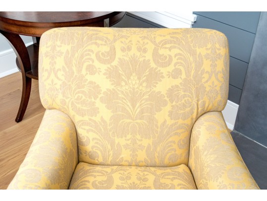 Fantastic Pair Of Crate & Barrel Upholstered Club Chairs
