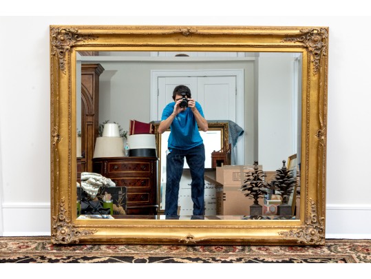 Marvelous And Massive Beveled Edge Mirror