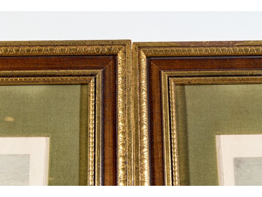Two Hand Colored French Engraved Prints