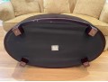 Baker Furniture Upholstered Oval Ottoman