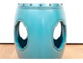 Stylish Carved And Painted Garden Stool