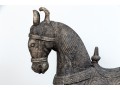 Large And Decorative Sculpture Of A Well Groomed Horse On Base