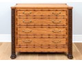Fabulously Crafted Faux Bamboo Form Chest