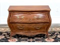 Vintage Pair Of Henredon Louis XV Style Bombe Bedside Chests